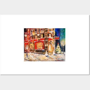 Bakery On The Corner. The Night Before Christmas Posters and Art